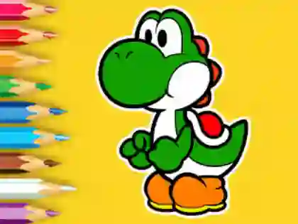 Joc Coloring Book: Yoshi Fishing Day on-line