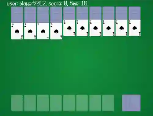 Joc Spider Solitaire Classic Ver on-line
