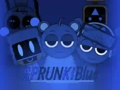 Joc Sprunki Blue Mod on-line