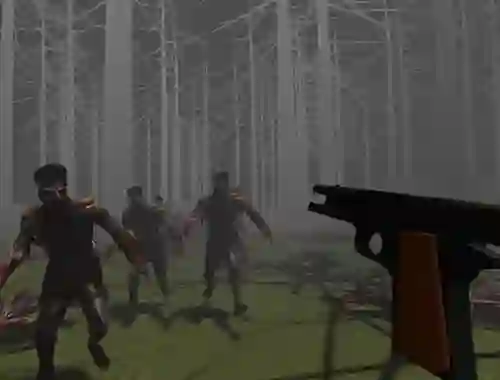 Joc Zombies in a Forest on-line