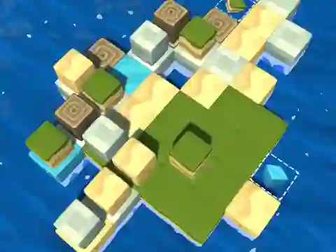 Joc Cube Island: ASMR Relax Puzzle on-line