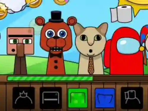 Joc Sprunki: Monsters on-line