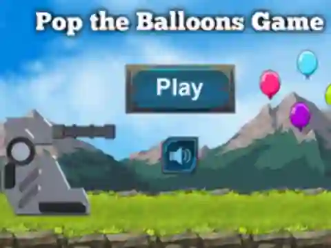 Joc Pop The Balloons Game on-line