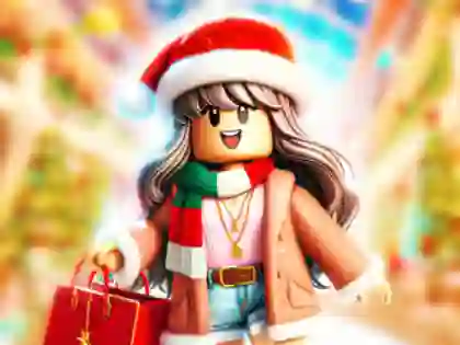 Joc Jigsaw Puzzle: Roblox Christmas Mall on-line