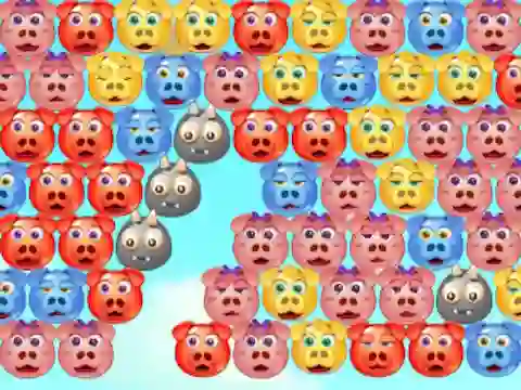 Joc Bubble Piggies on-line