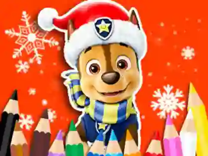 Joc Coloring Book: PAW Patrol Christmas on-line