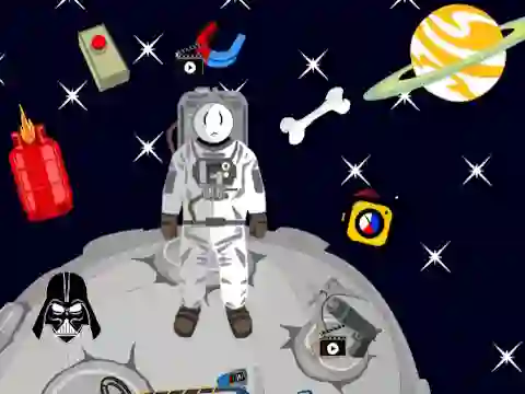 Joc Stickman in Space on-line