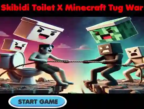 Joc Skibidi Toilet X Minecraft Tug War on-line