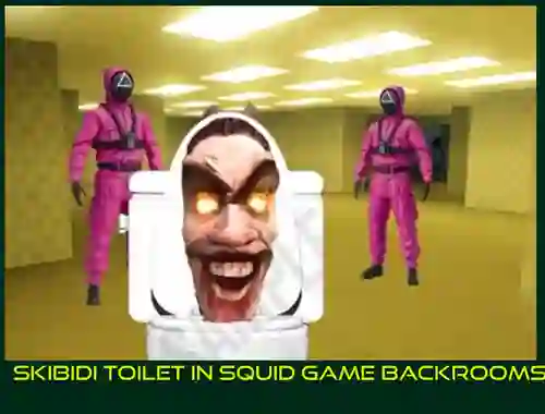 Joc Skibidi Toilet in Squid Game Backrooms on-line