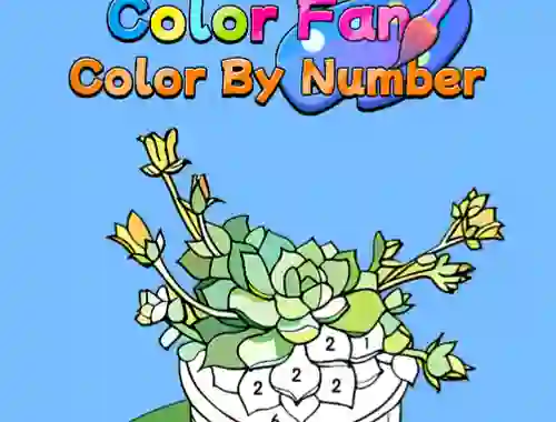 Joc Color Fan Color By Number on-line