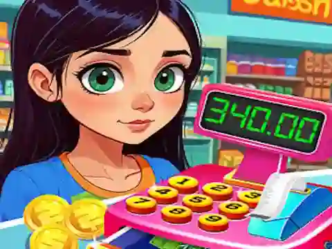 Joc Supermarket Shopping For Kids on-line