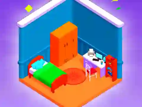 Joc Crazy Merge Room on-line
