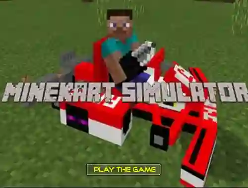Joc Minekart Simulator on-line