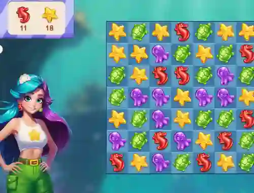 Joc Underwater Adventures: Match 3 on-line