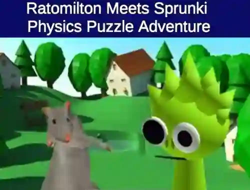 Joc Rato Milton Meets Sprunki Physics Puzzle Adventure on-line
