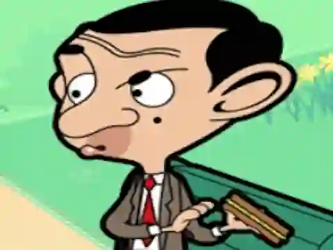 Joc Mr Bean Sliding Puzzle on-line