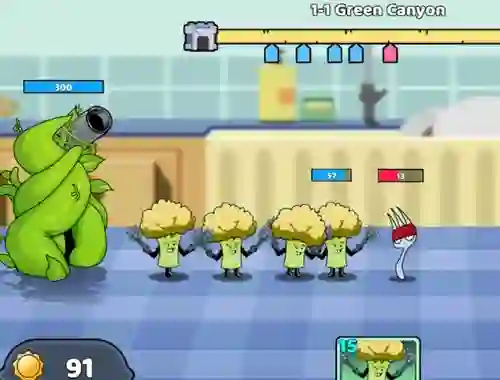 Joc Food Castle Tower Defense on-line