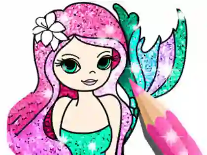 Joc Coloring Book: Little Mermaid on-line