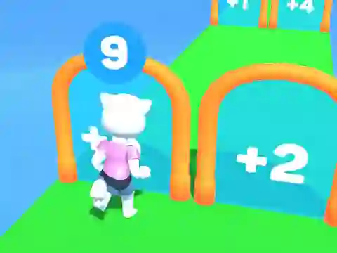 Joc Cat Angela Running on-line