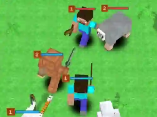 Joc Minecraft: Create a Monster and Fight! on-line