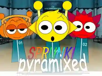 Joc Sprunki Pyramixed: Squid Game on-line