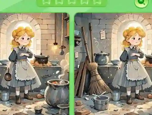 Joc Find The Differences: Cinderella on-line