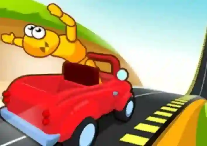 Joc Downhill Car Ride Crash Test on-line
