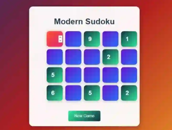 Joc Modern Sudoku on-line