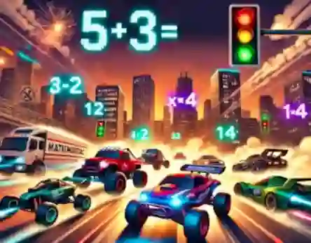 Joc Mathematics Racing on-line