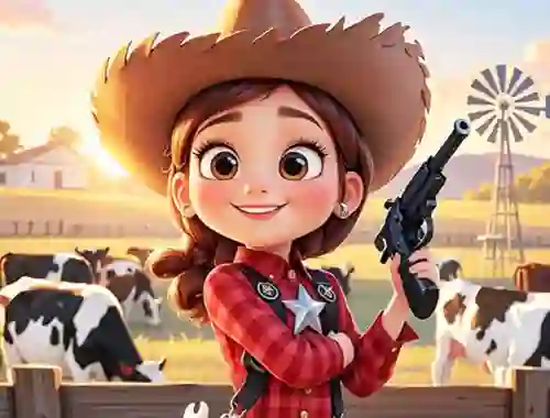 Joc Find The Differences: Cow Farm on-line
