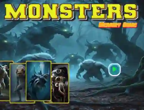 Joc Monsters Memory Game on-line