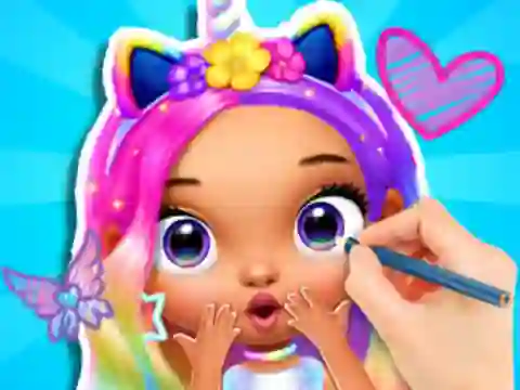 Joc Coloring Book: Fashion Barbie Princess on-line