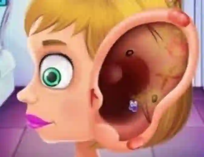 Joc Children's Doctor Treating Ears on-line