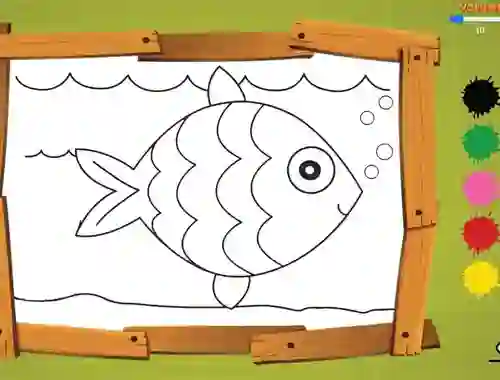Joc Kids Colour Game on-line