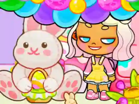 Joc Jigsaw Puzzle: Avatar World Easter Party on-line