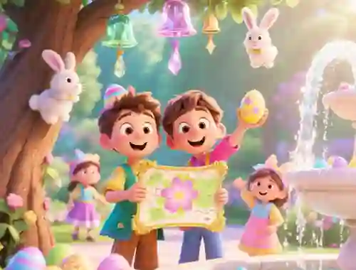 Joc Find The Differences: Easter Egg Hunt on-line