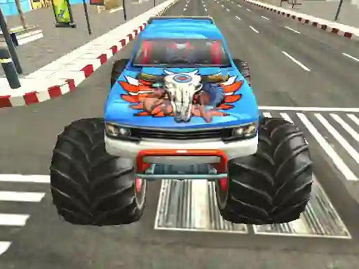 Joc Monster Truck City Parking on-line
