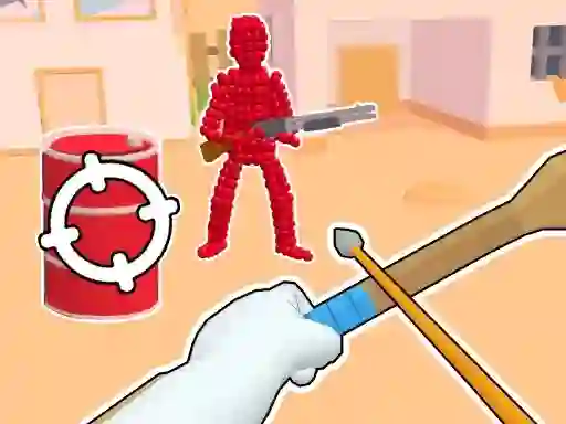 Joc Stickman Archer: Shooting Arrows at Reds on-line