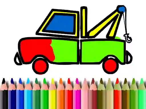 Joc Back To School: Truck Coloring on-line