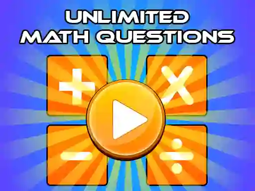 Joc Unlimited Math Questions on-line