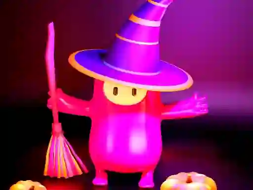 Joc Fall Guys Halloween Puzzle on-line