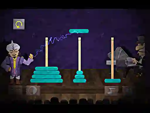 Joc Logical Theatre Tower of Hanoi on-line