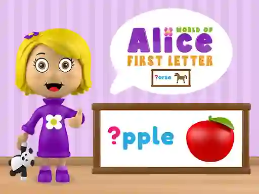 Joc World of Alice First Letter on-line