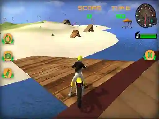 Joc Moto Beach Jumping on-line