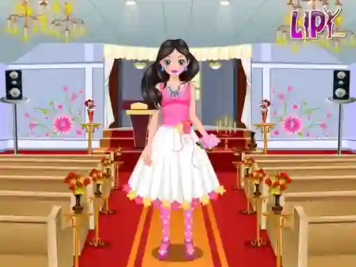 Joc Flower Girl Dress Up on-line