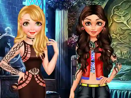 Joc Princess Bad Girls Makeover on-line