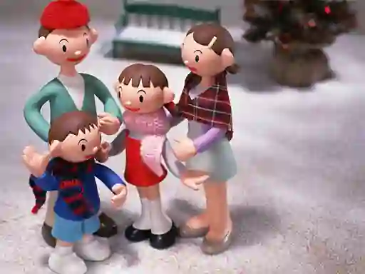 Joc Christmas Clay Doll Puzzle on-line
