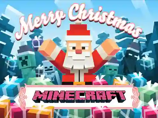 Joc MineCraft Christmas Jigsaw Puzzle on-line