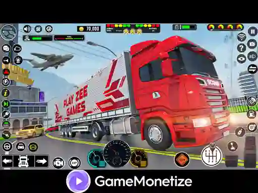 Joc Crazy car transport truck on-line