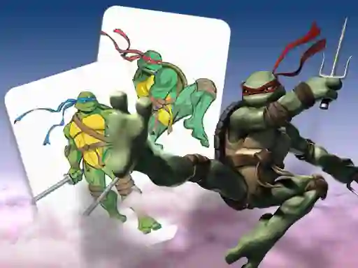 Joc Ninja Turtles Memory card Match on-line